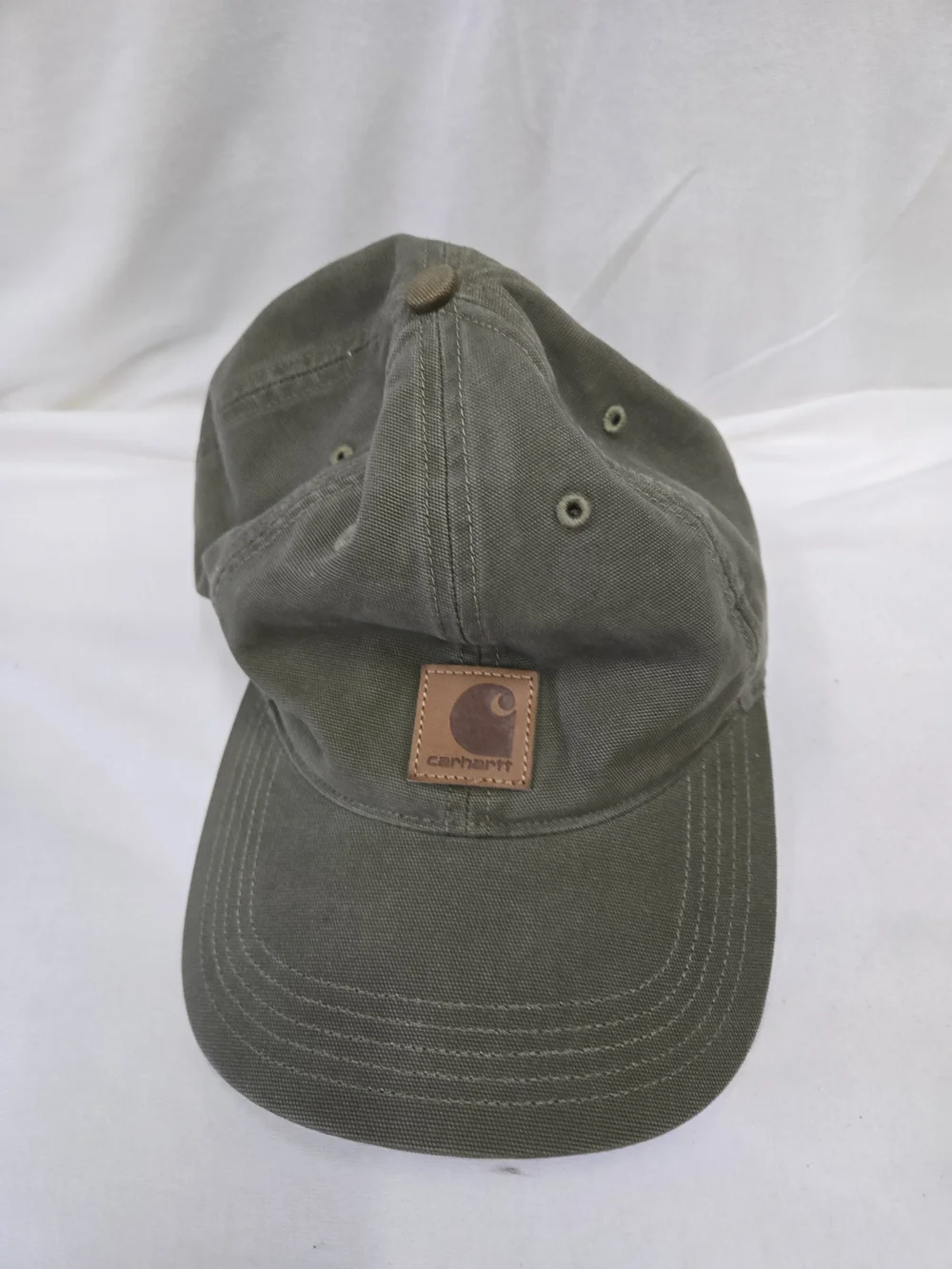 Carhartt Men's Olive Green Canvas Cap